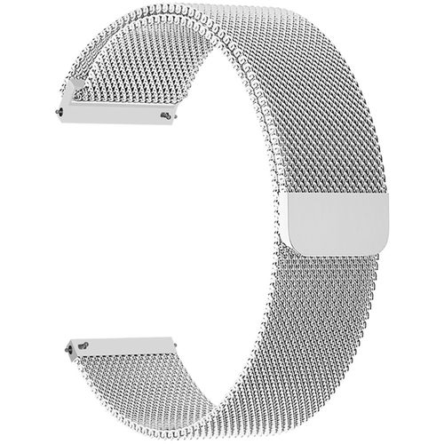 Ремешок стальной 22mm Lyambda Capella Silver (DS-GM-01-22-SL), Основной цвет: Серебристый - GOODMi