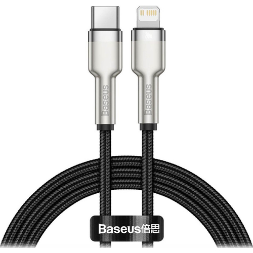 Кабель Baseus type-c/Lightning ip PD 20w 1m metal black - GOODMi