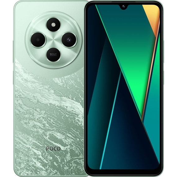Смартфон POCO C75 6/128 Gb Зеленый, Оперативная память: 6 Гб, Цвет: Green / Зеленый, Встроенная память: 128 Гб - GOODMi