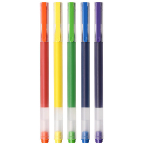 Набор цветных ручек Xiaomi Mi Jumbo Gel Ink Pen (5шт) MJZXB03WC - GOODMi