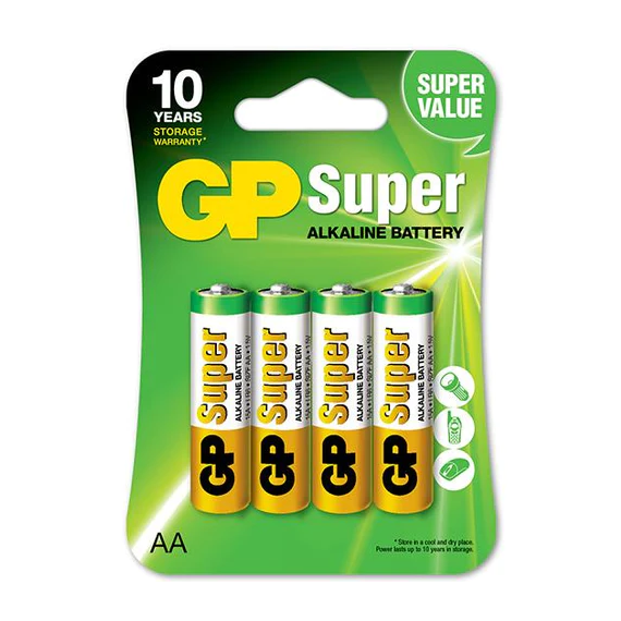 Батарейки алкалиновые GP LR06 Super AA (4 шт) - GOODMi