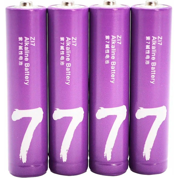 Батарейки Алкалиновые Zi7 AAA (4шт) (в ассортименте) - GOODMi
