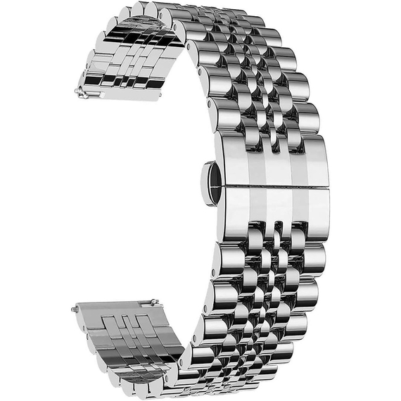 Ремешок стальной 20mm Lyambda Castor Silver (DSG-07-06T-20-SL) - GOODMi