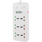 Сетевой фильтр Earldom SC09 (6 розеток, 4 USB-A, 1 Type-C), изображение 3 - GOODMi