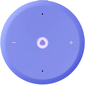 Умная колонка Яндекс Станция Лайт 2 Purple (YNDX-00026), Цвет: Фиолетовый, изображение 2 - GOODMi