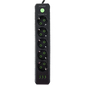 Сетевой фильтр Amper JH-1033U (5 розеток, 3 USB-A), Цвет: Чёрный - GOODMi