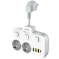 Сетевой фильтр Ldnio SE2435 (2 розетки, 3 USB, 1 PD), изображение 4 - GOODMi