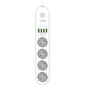 Сетевой фильтр Ldnio SE4432 (4 розетки, 4 USB) - GOODMi