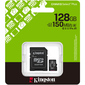 Карта памяти Kingston Canvas Select Plus microSDXC 128GB + SD адаптер, изображение 3 - GOODMi