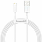 Кабель Baseus Superior Series USB Type-A/Lightning 1.5m White (CALYS-B02) - GOODMi