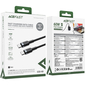 Кабель ACEFAST C22-03 Type-C to Type-C 1.2m Вlack, изображение 5 - GOODMi