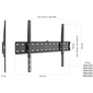 Кронштейн для телевизора фиксированный Harper TVX-7 37"-70", изображение 6 - GOODMi