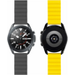 Ремешок силиконовый Lyambda Acrux Grey/Yellow (DSJ-32-22-GY), изображение 2 - GOODMi