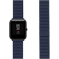 Ремешок кожаный 20mm Lyambda Pollux Dark Blue (DSP-15-20-DB), Основной цвет: Синий, изображение 2 - GOODMi