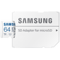 Карта памяти microSD Samsung EVO Plus 64GB + адаптер, Объем: 64 ГБ, изображение 5 - GOODMi
