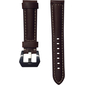 Ремешок кожаный Genuine Leather 20mm Коричневый - GOODMi